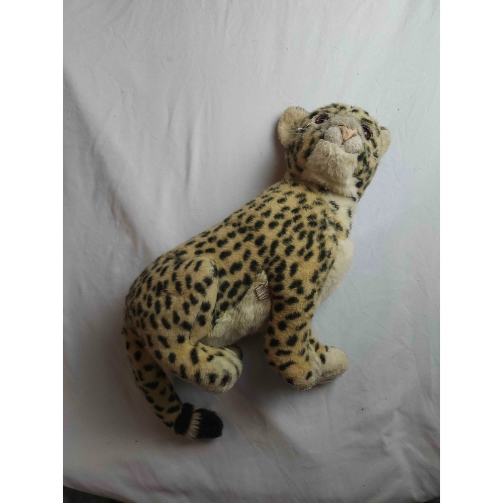 Avanti Wallace Berrie Cheetah Plush‎ Toy 1983 Stuffed Animal Tan Vintage Retro